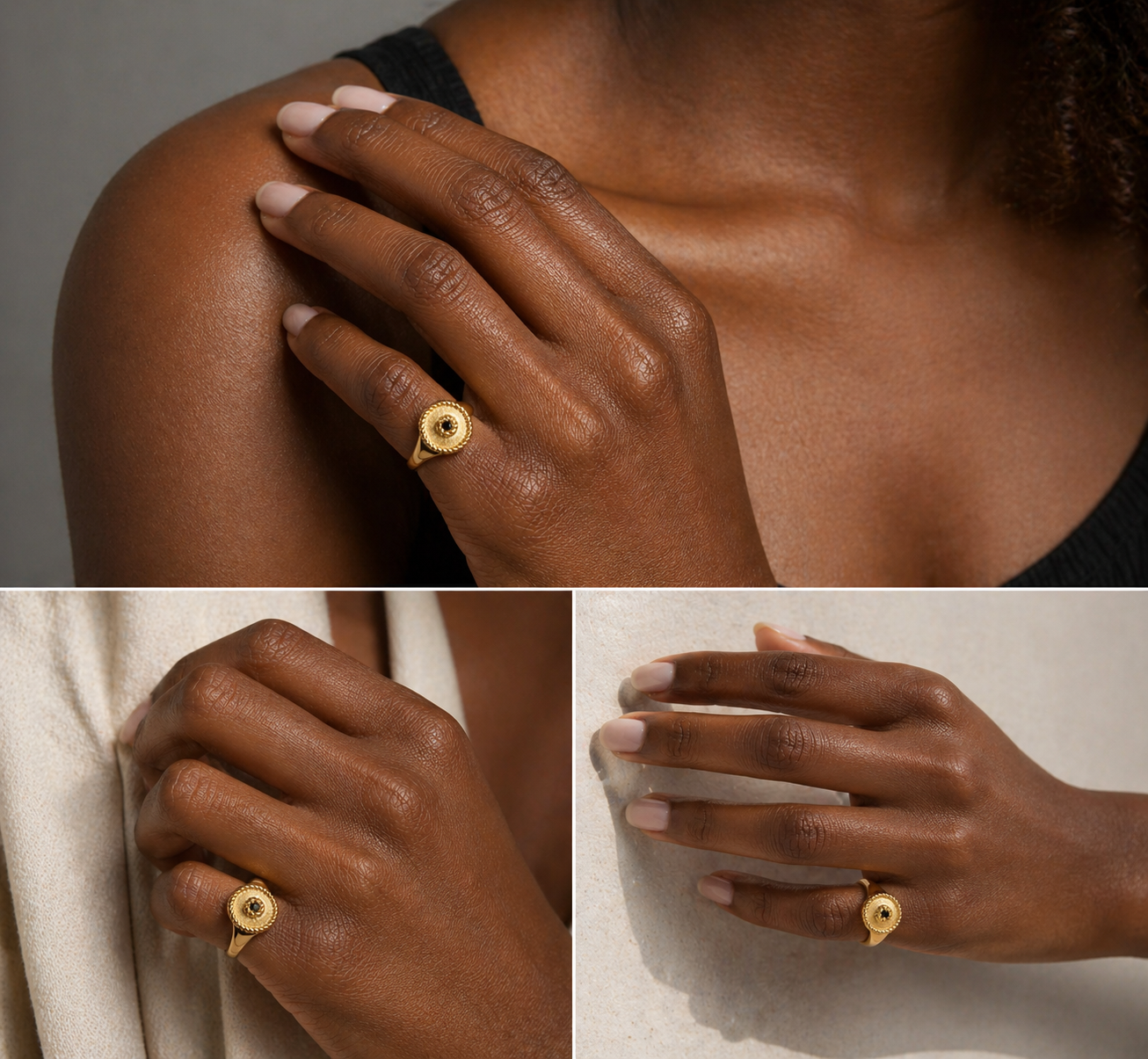 EVIL EYE Pinky Ring