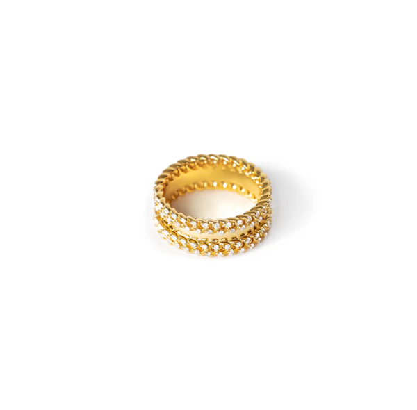 Side Braid Band Ring