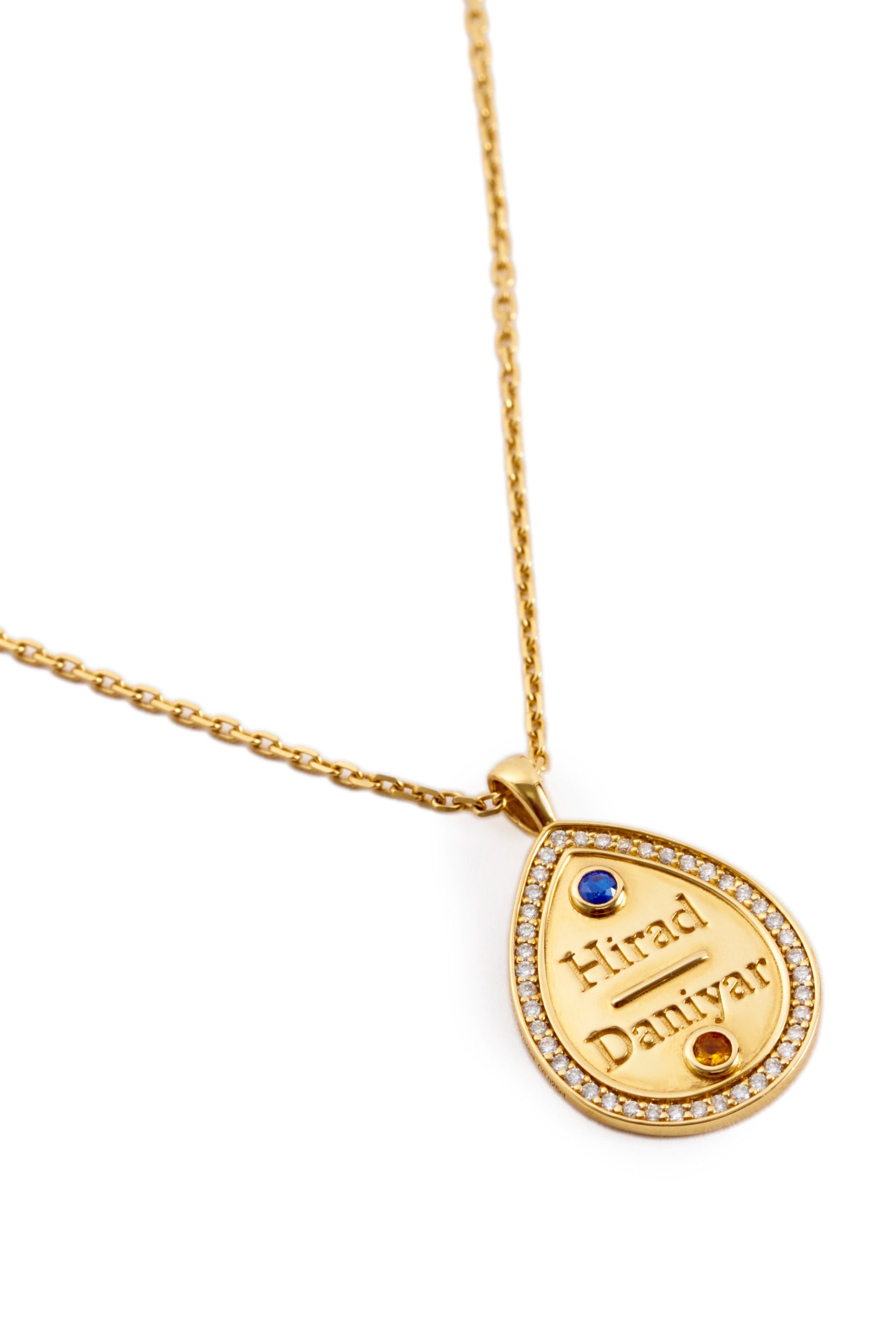 Eternal Embrace Birthstone & Name Pendant Necklace