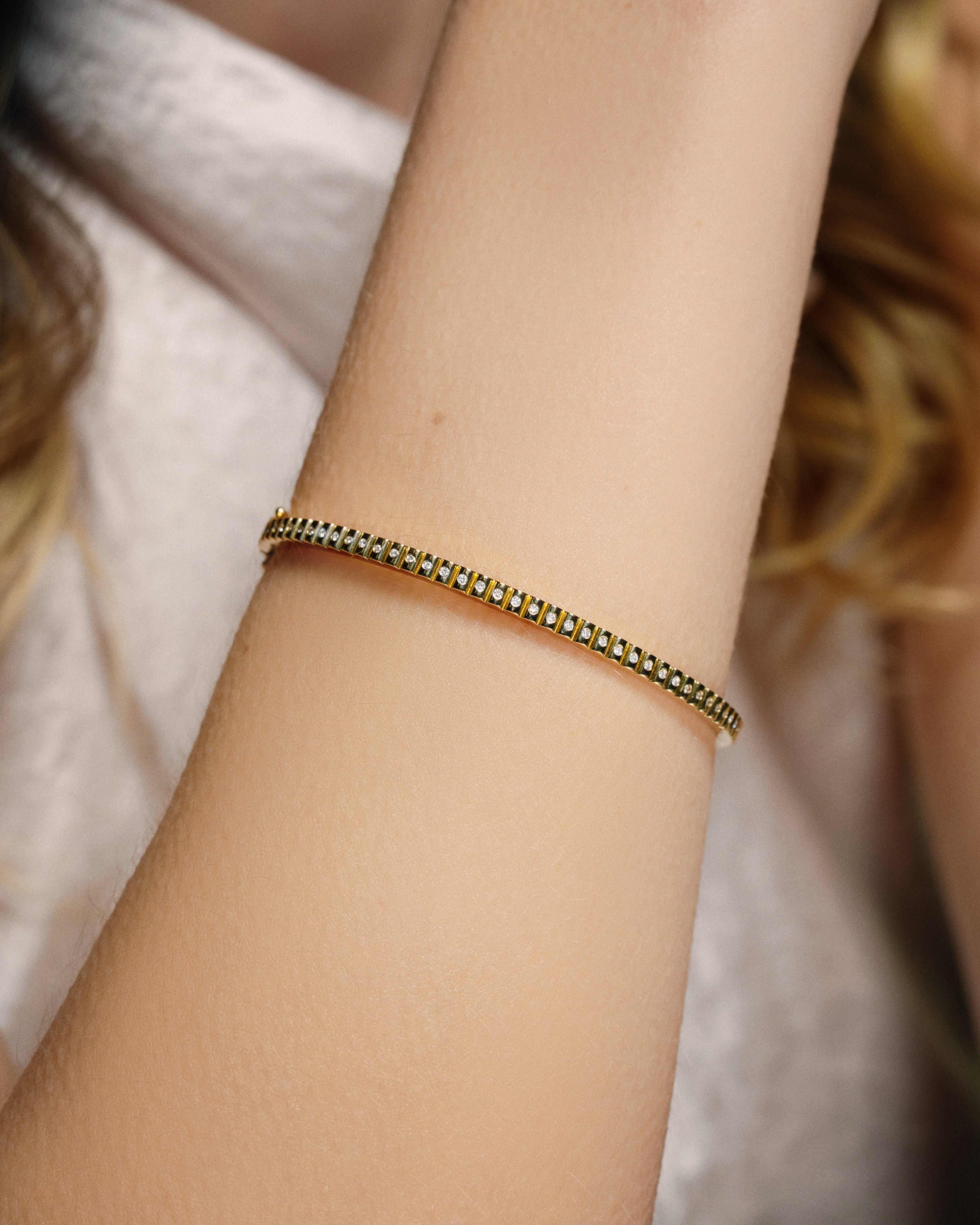 Elara Diamond Bangle