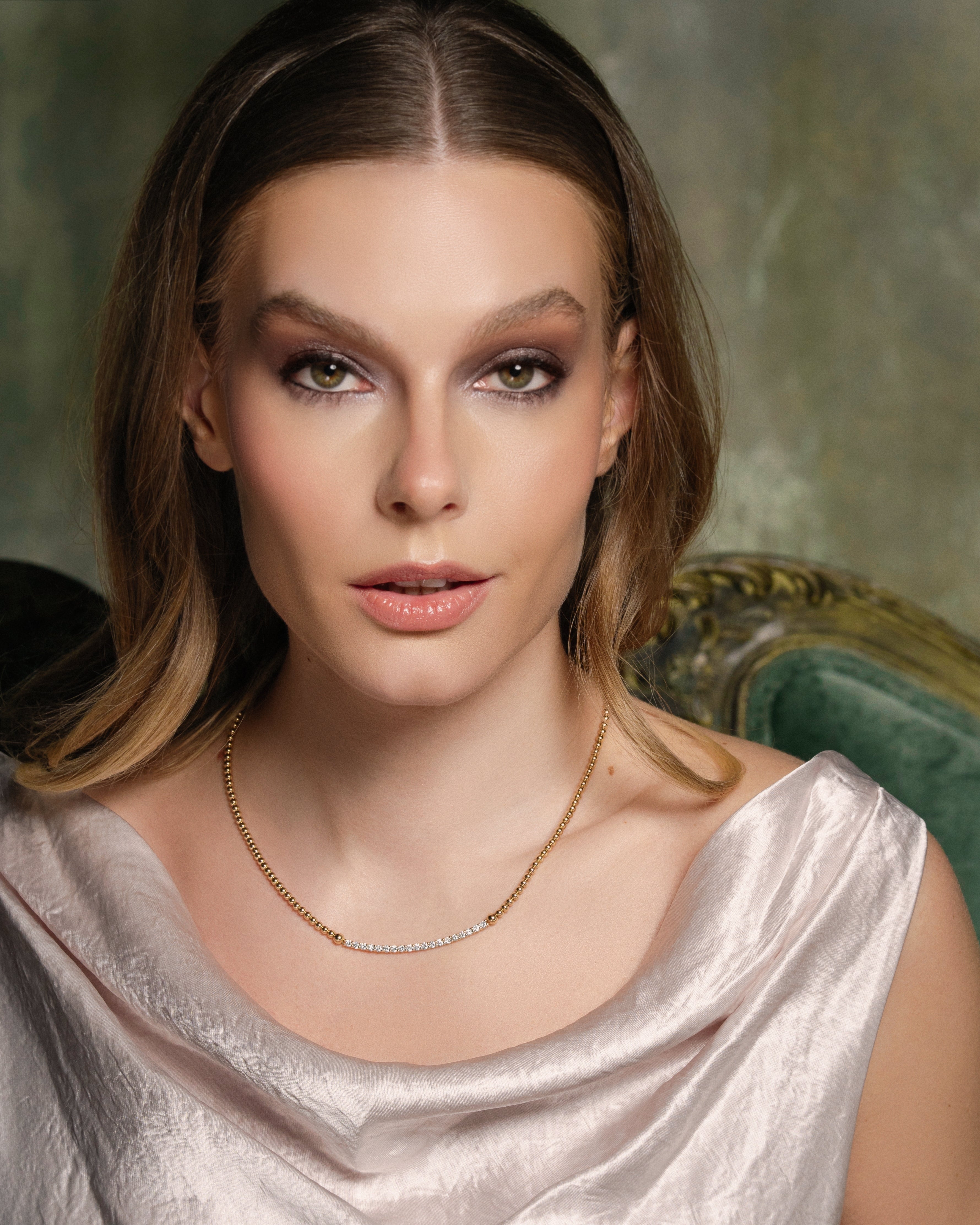 ArcRadiant Diamond Necklace