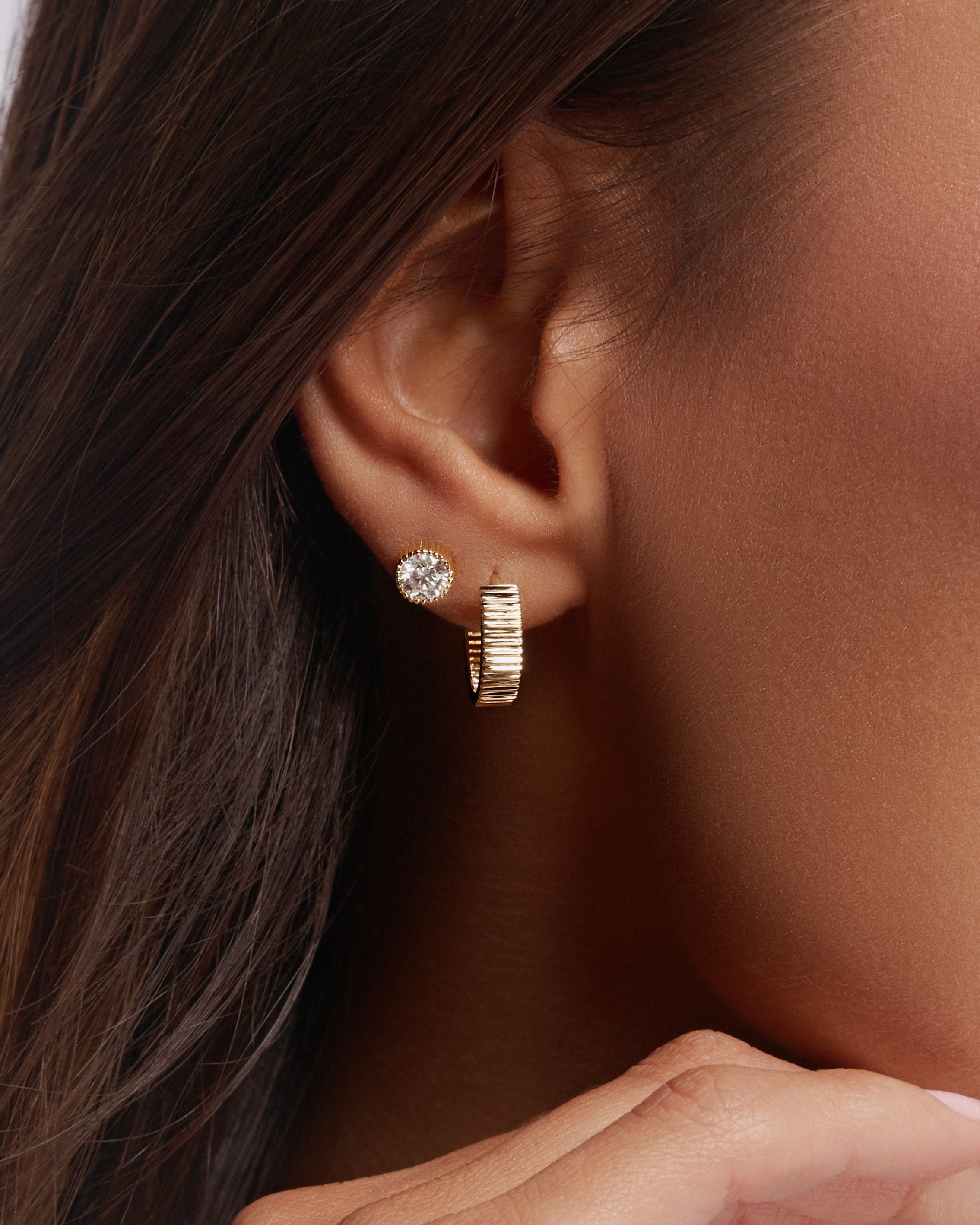 Golden Halo Hoops 4mm