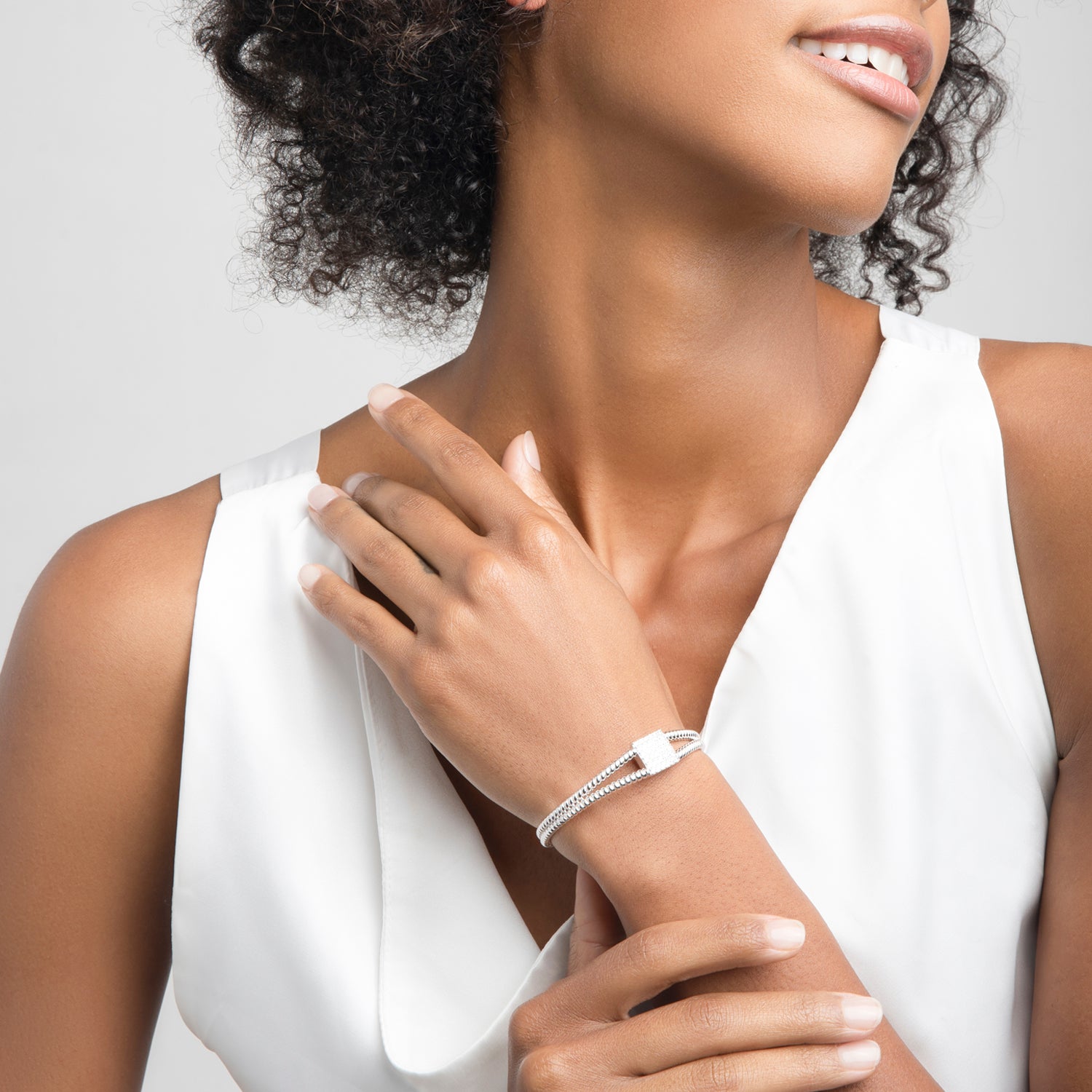 ZARUX - 18k White Gold Vermeil Bracelet