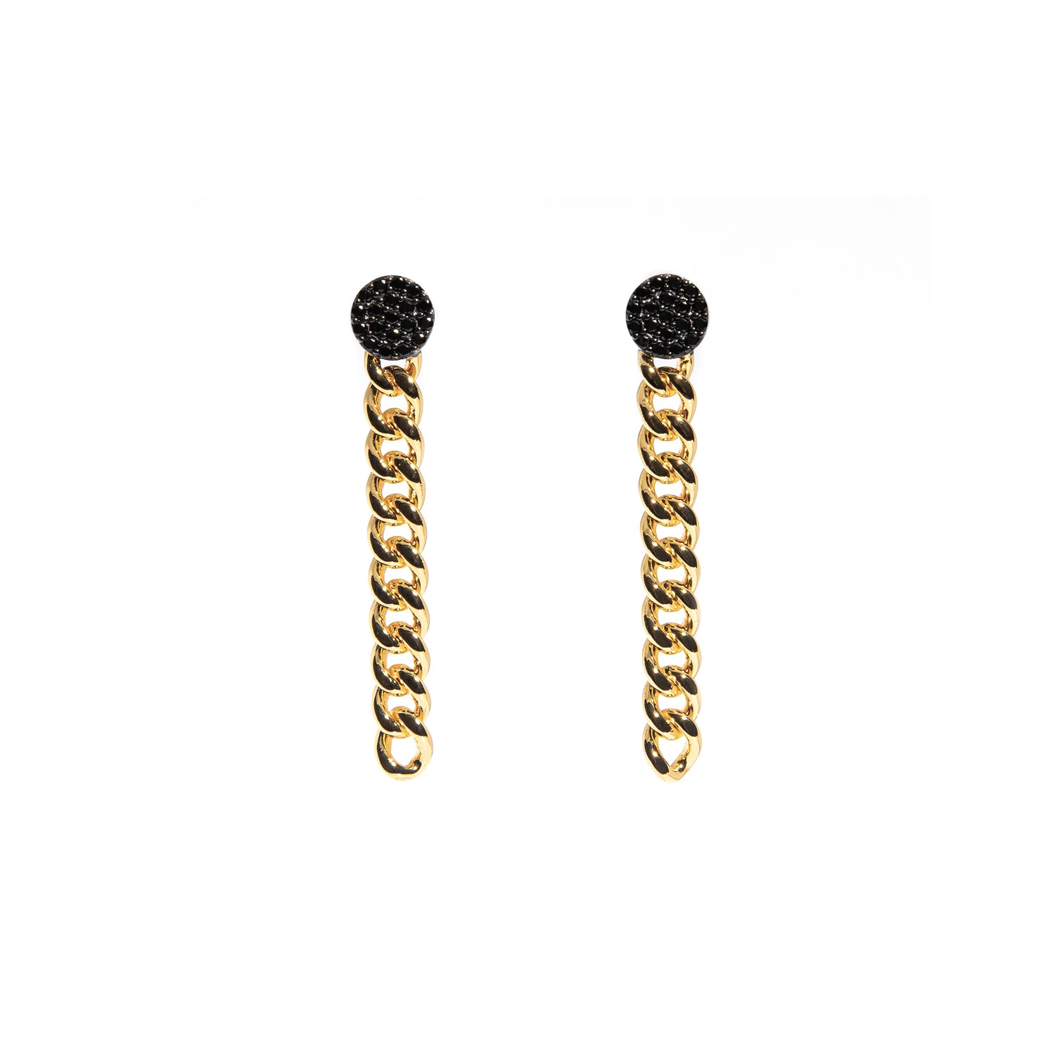 ZARUX - Black Onyx Drop Earrings
