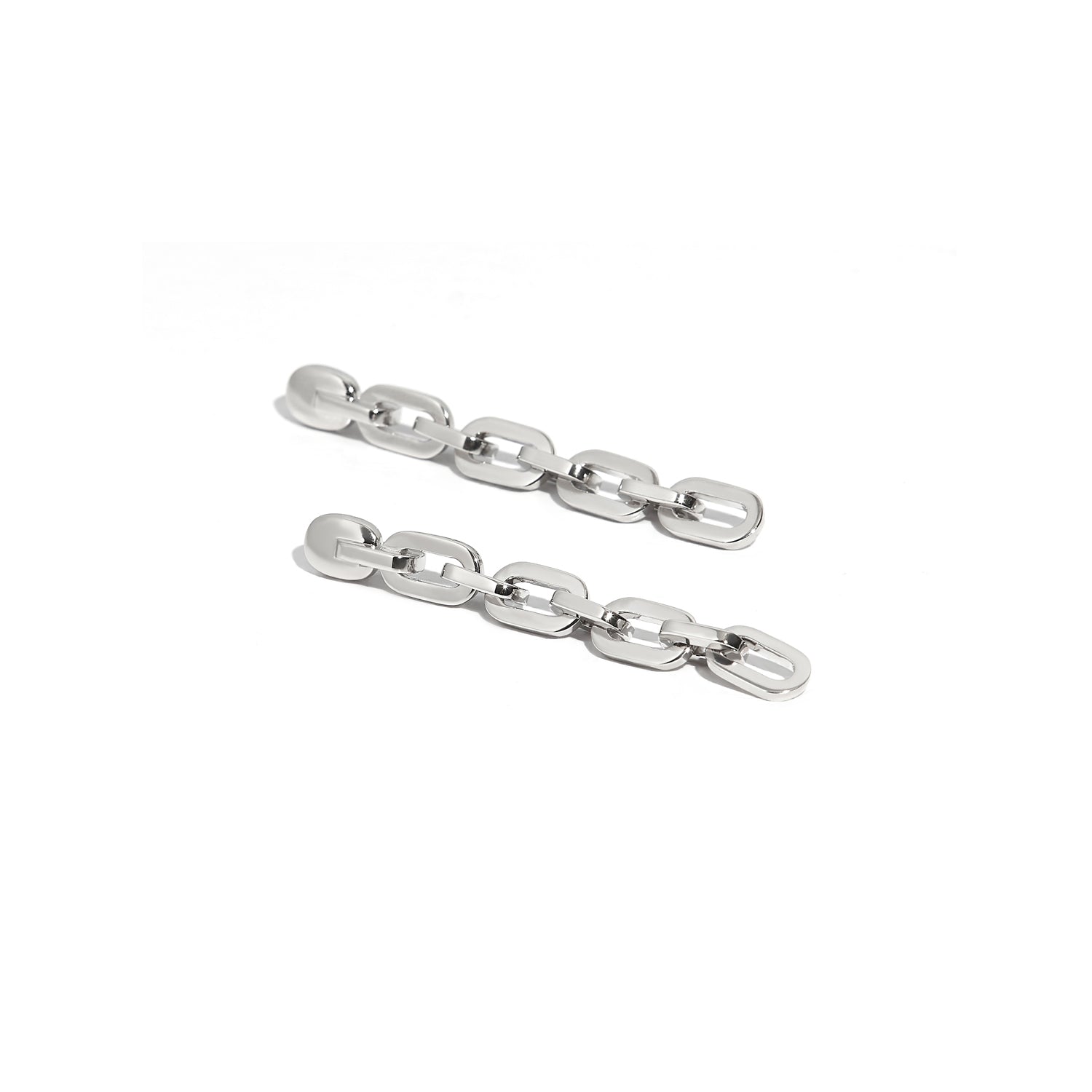 ZARUX - 18k White Gold Vermeil Drop Earrings
