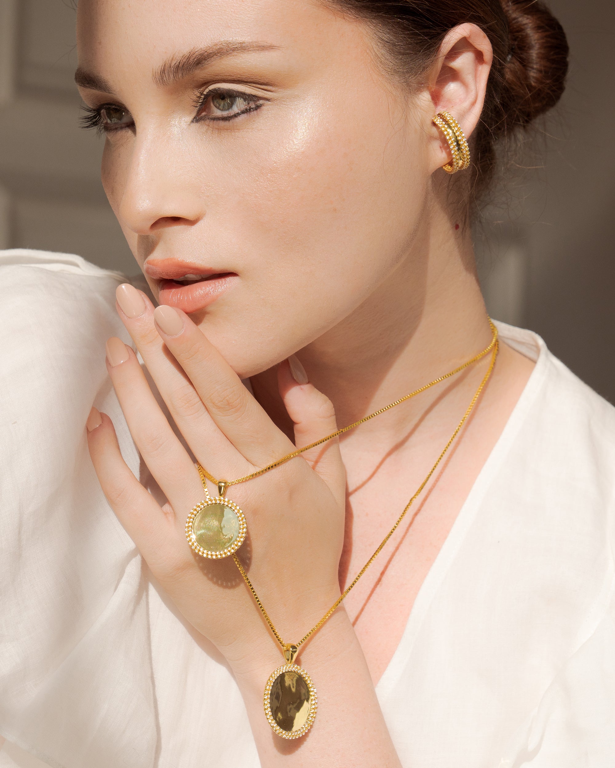 Large Side Braid necklace