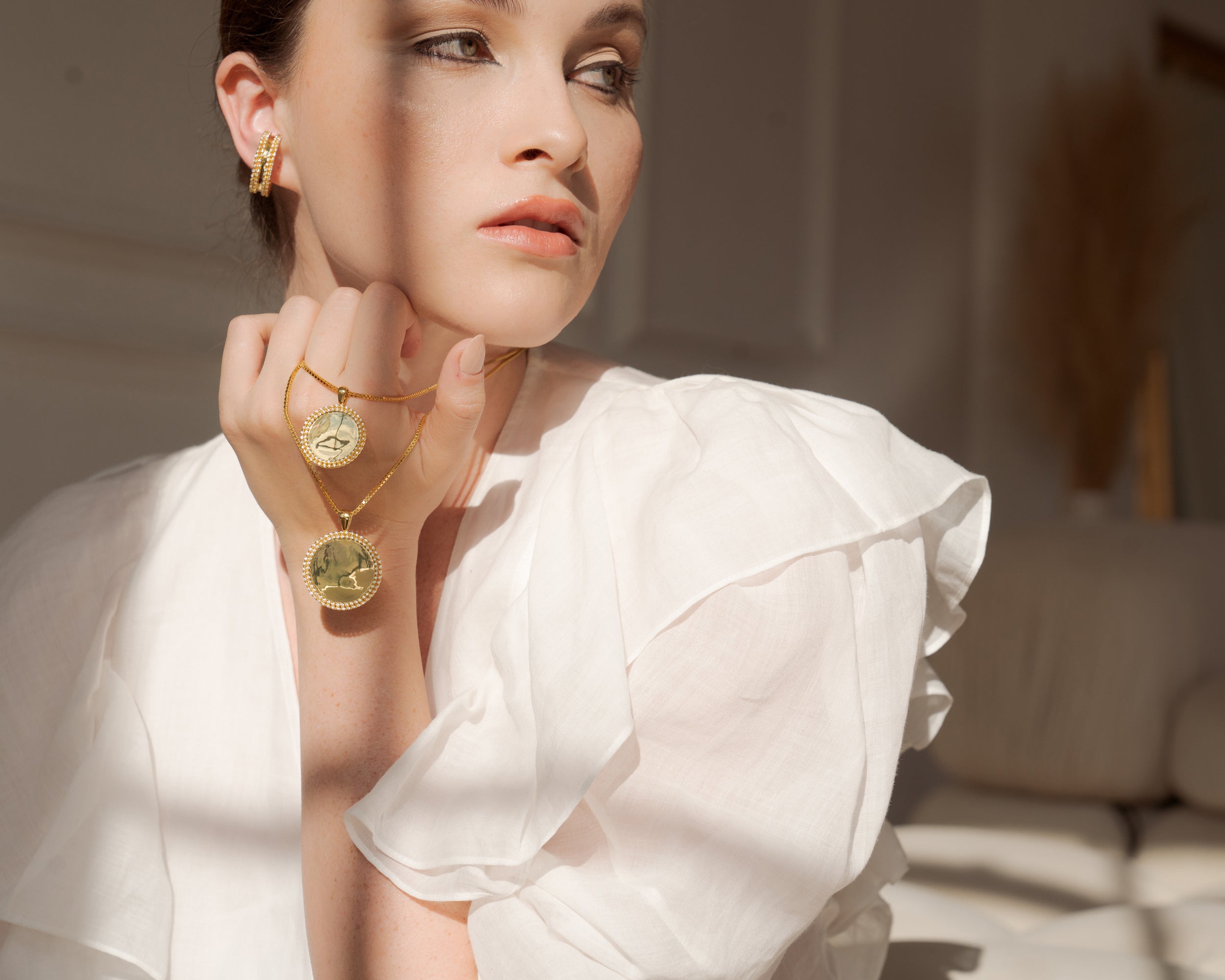 Large Side Braid necklace