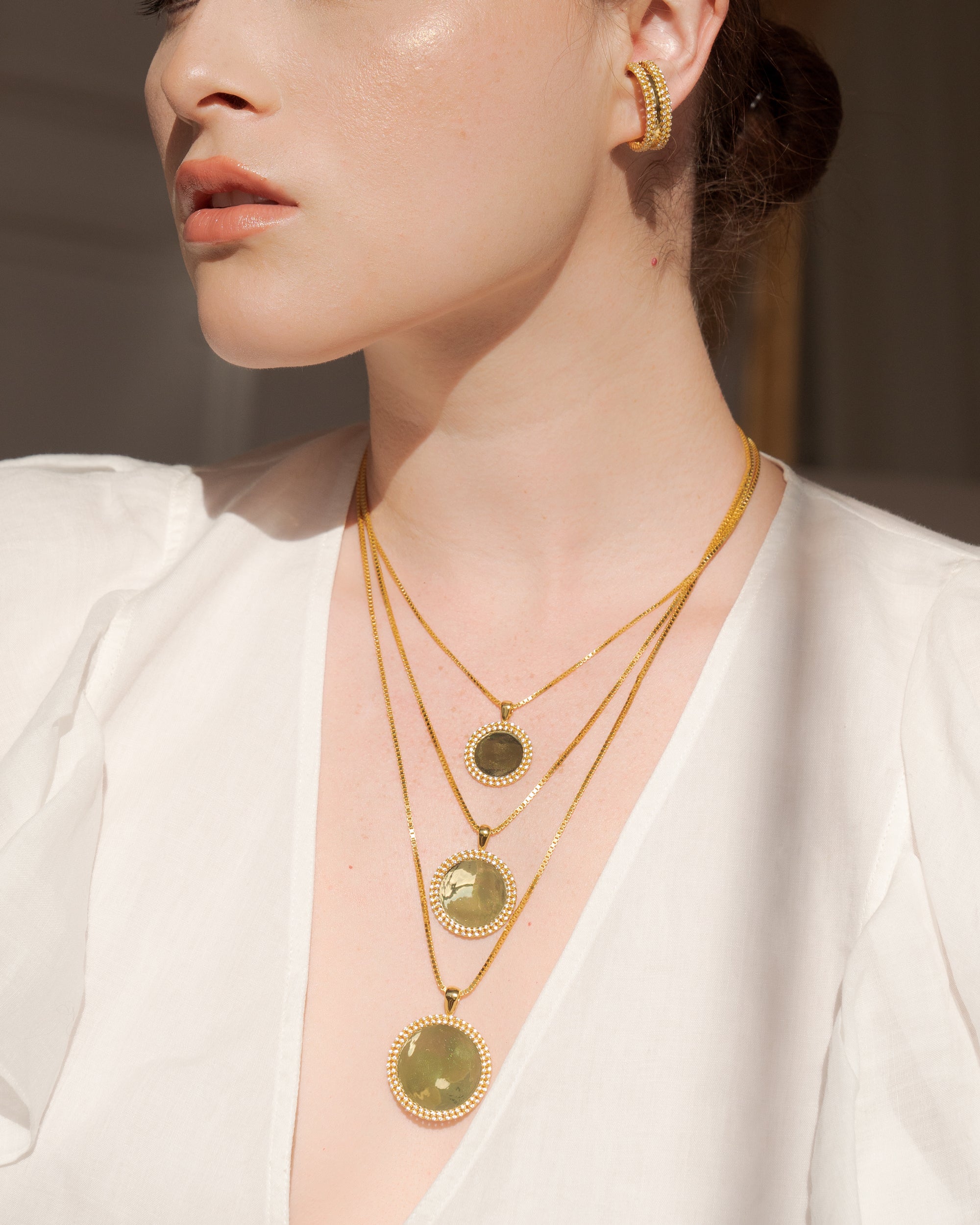 Large Side Braid necklace