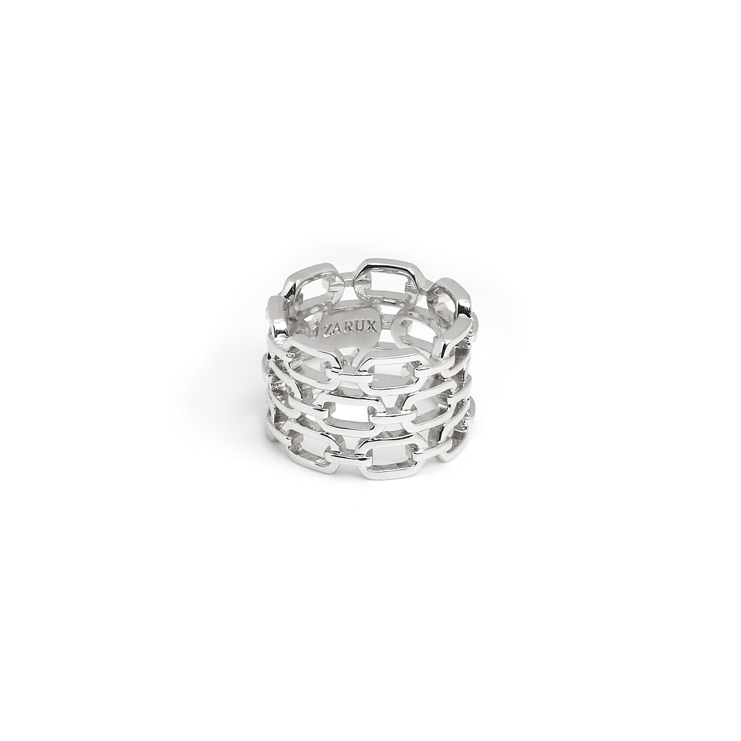 ZARUX - 18k White Gold Vermeil Ring