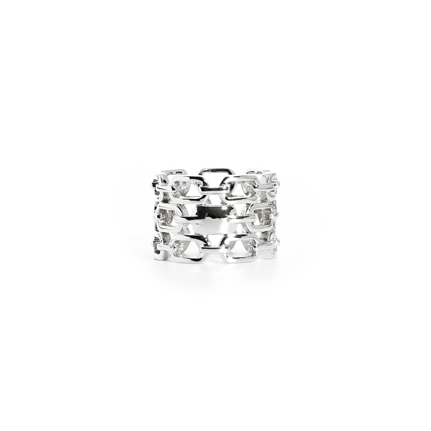 ZARUX - 18k White Gold Vermeil Ring