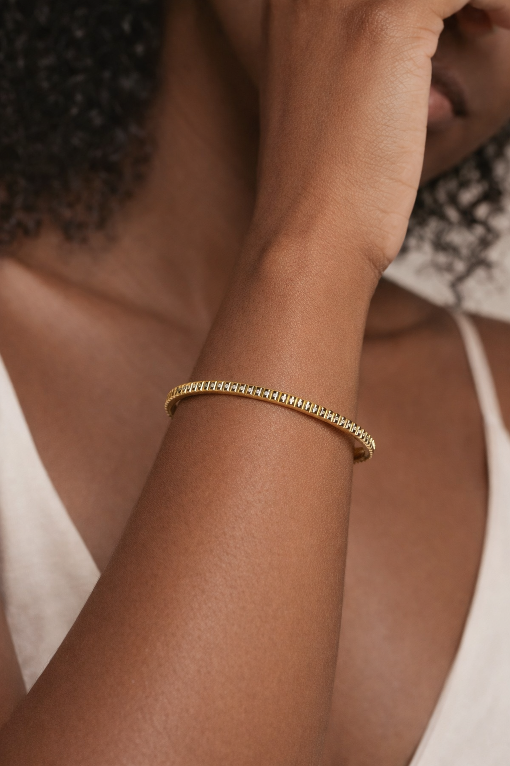 Elara Diamond Bangle