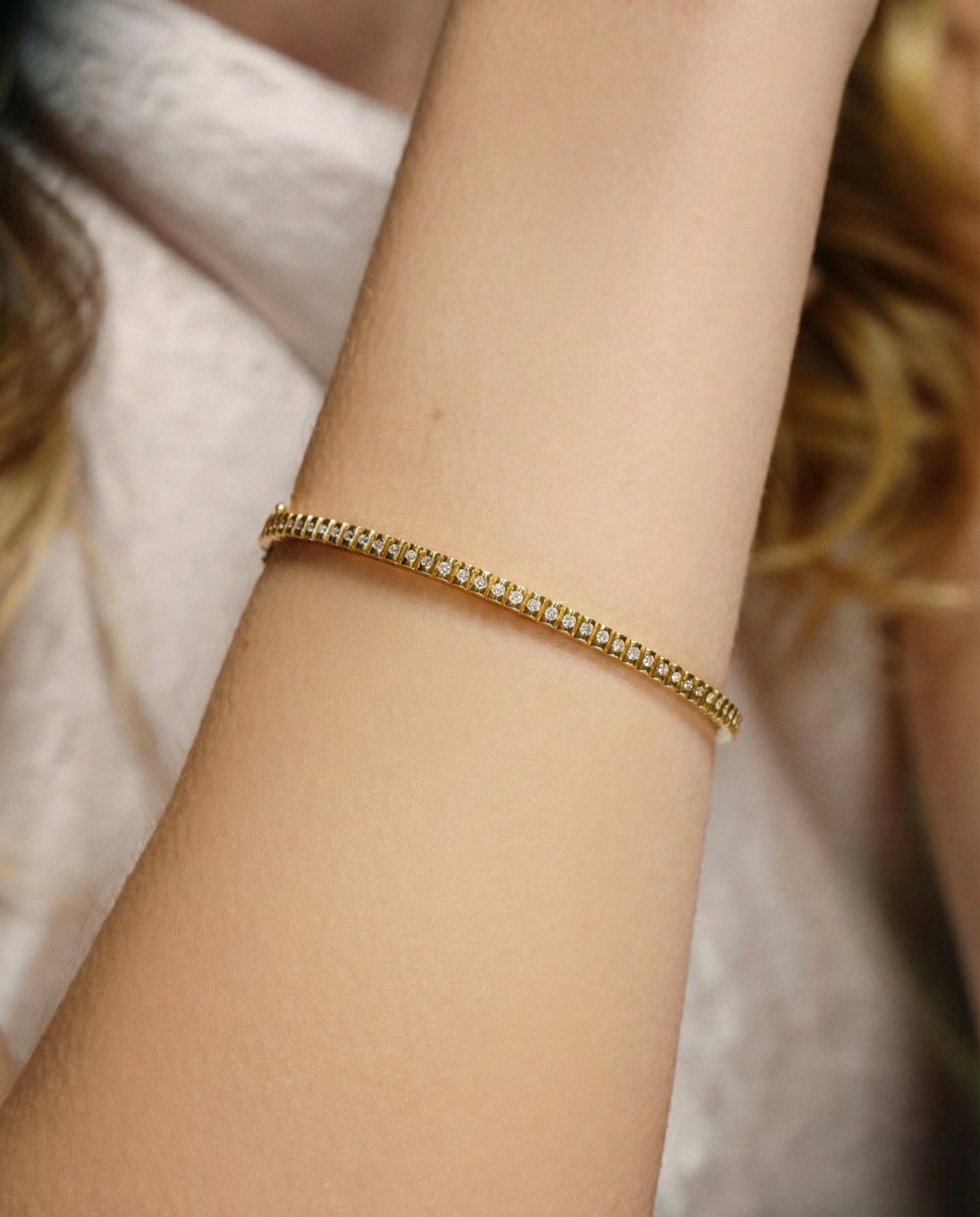 Elara Diamond Bangle
