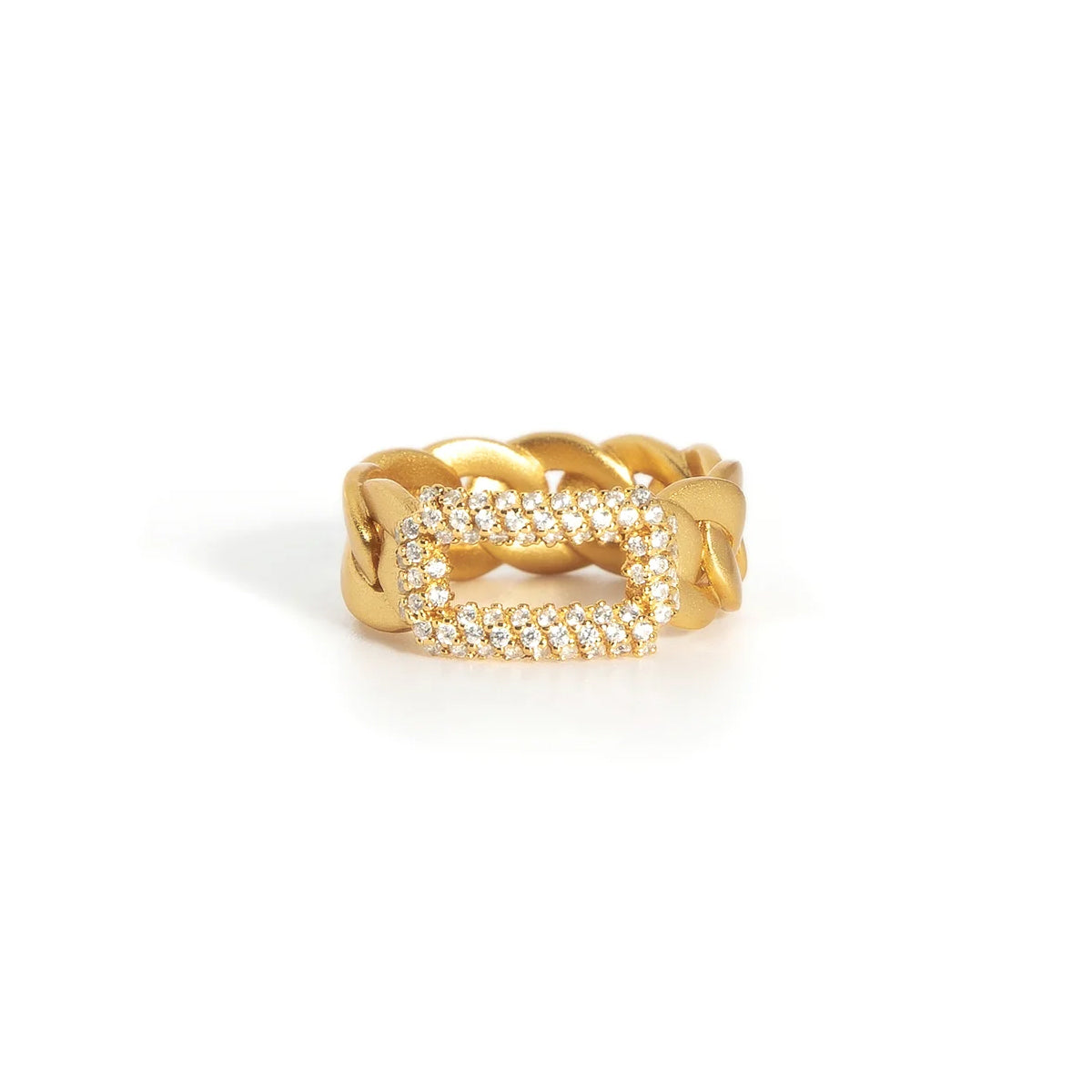 Rectangular Cuban Ring