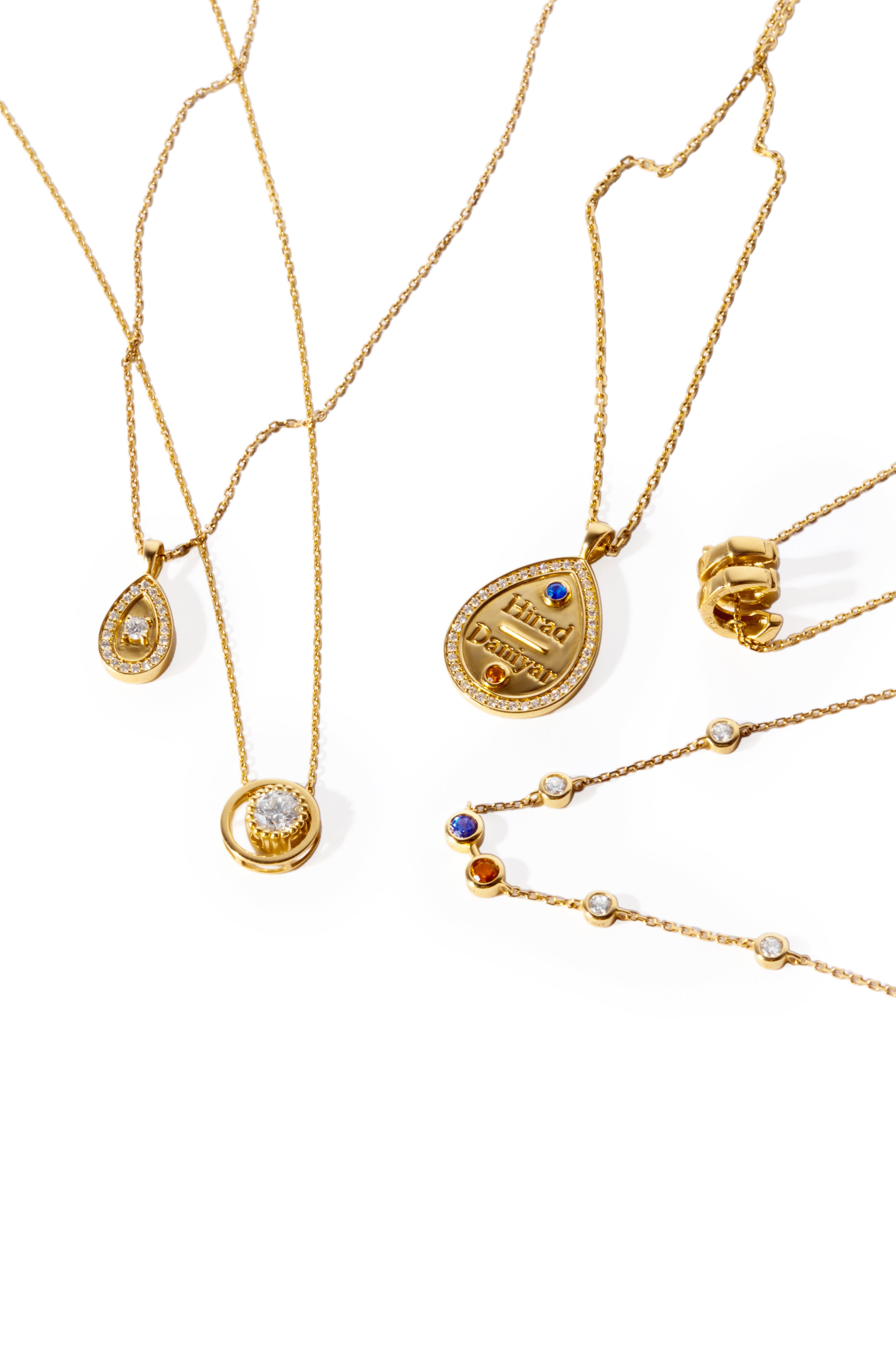 Eternal Embrace Birthstone & Name Pendant Necklace