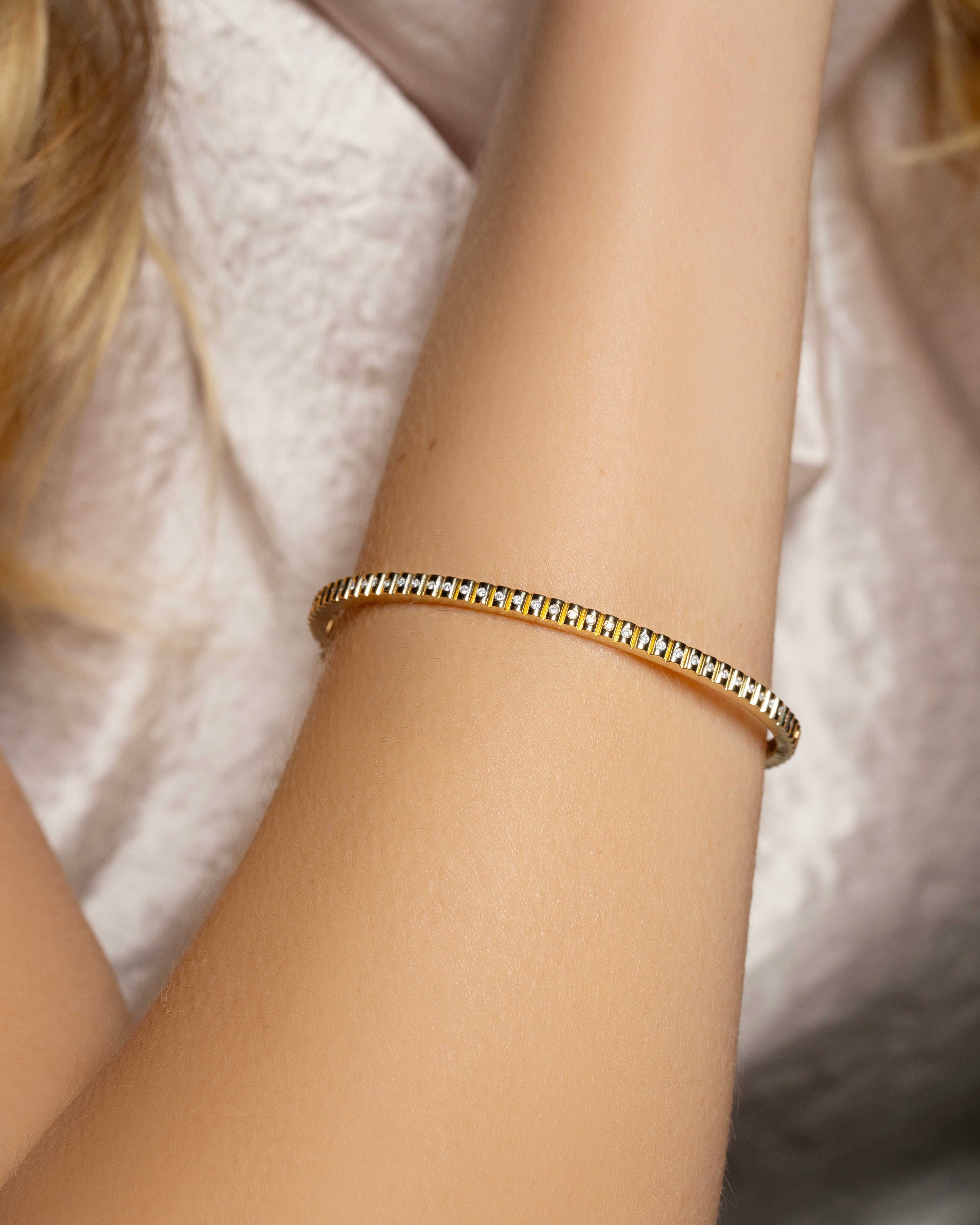 Elara Diamond Bangle