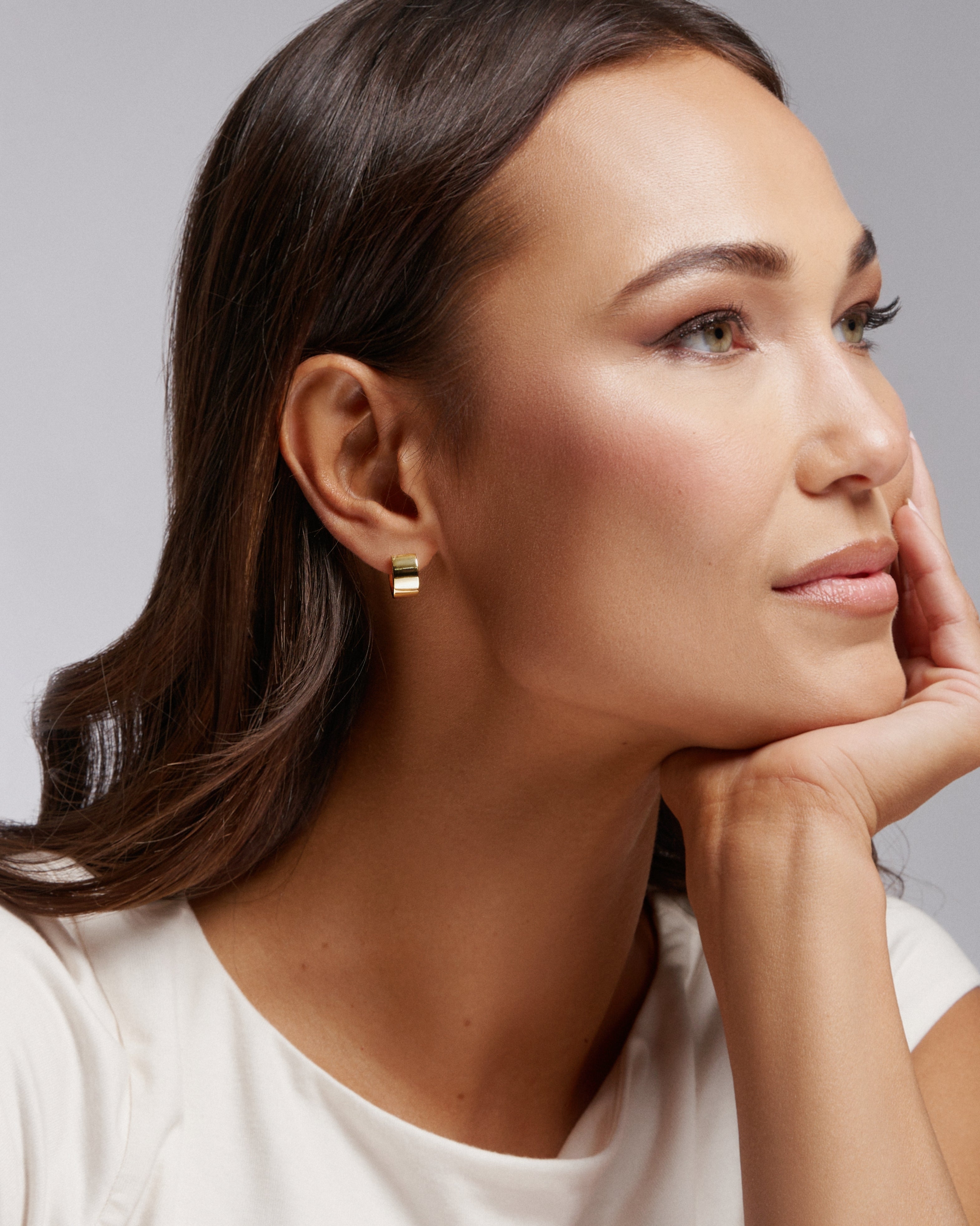 Aurelle Mini Hoop Earrings