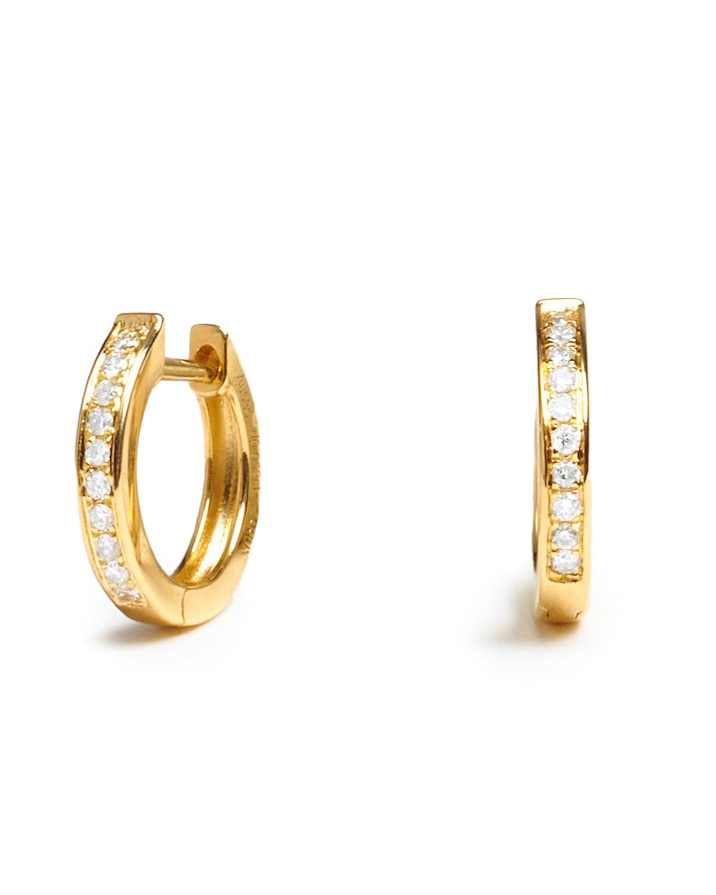 Delicate Diamond Huggies