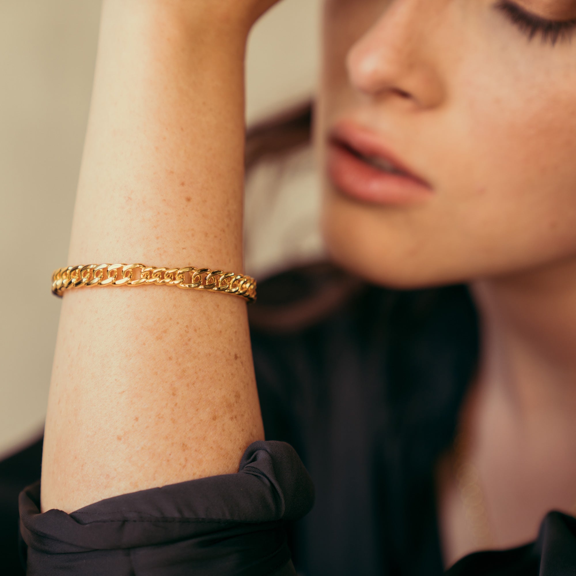 Simple Delicate Cuban Bracelet