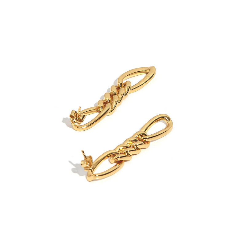 ZARUX - 20k Yellow Gold Vermeil Drop Earrings