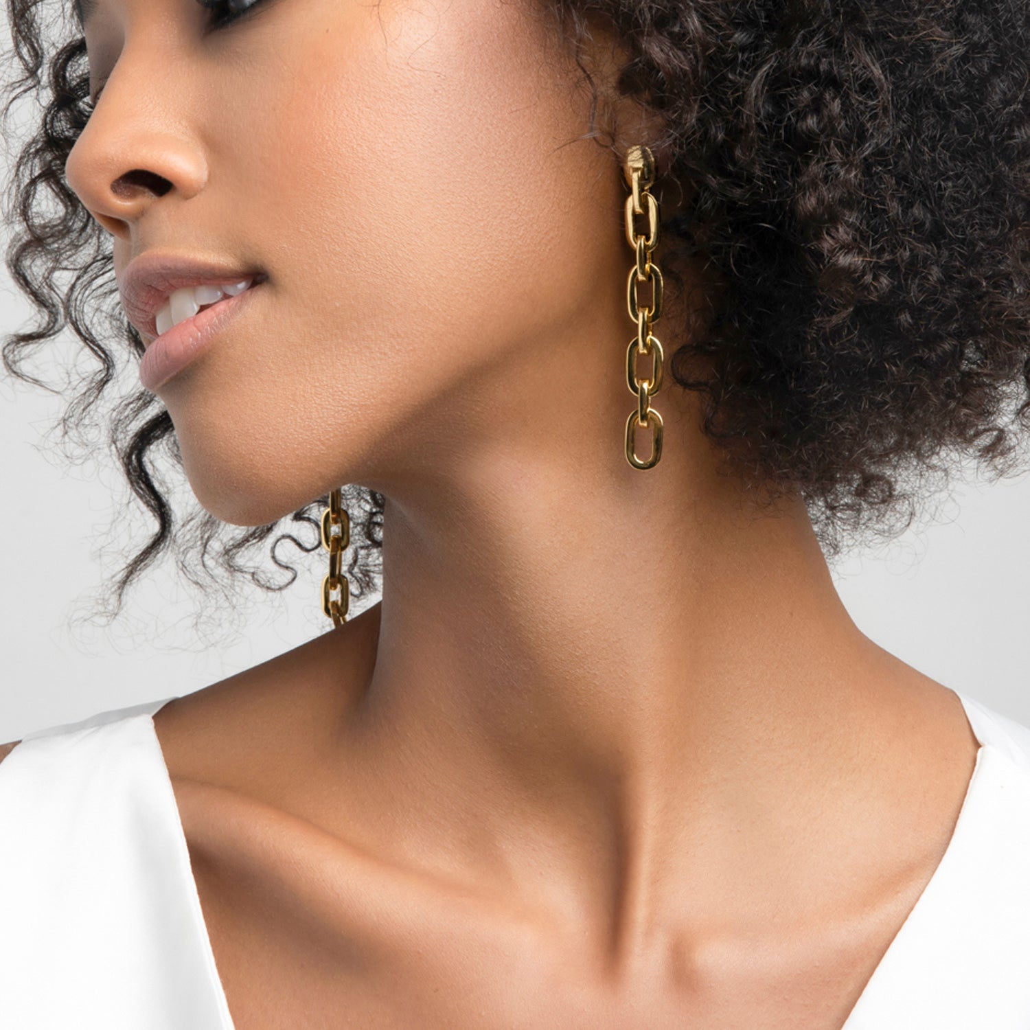 ZARUX - 20k Yellow Gold Vermeil Drop Earrings