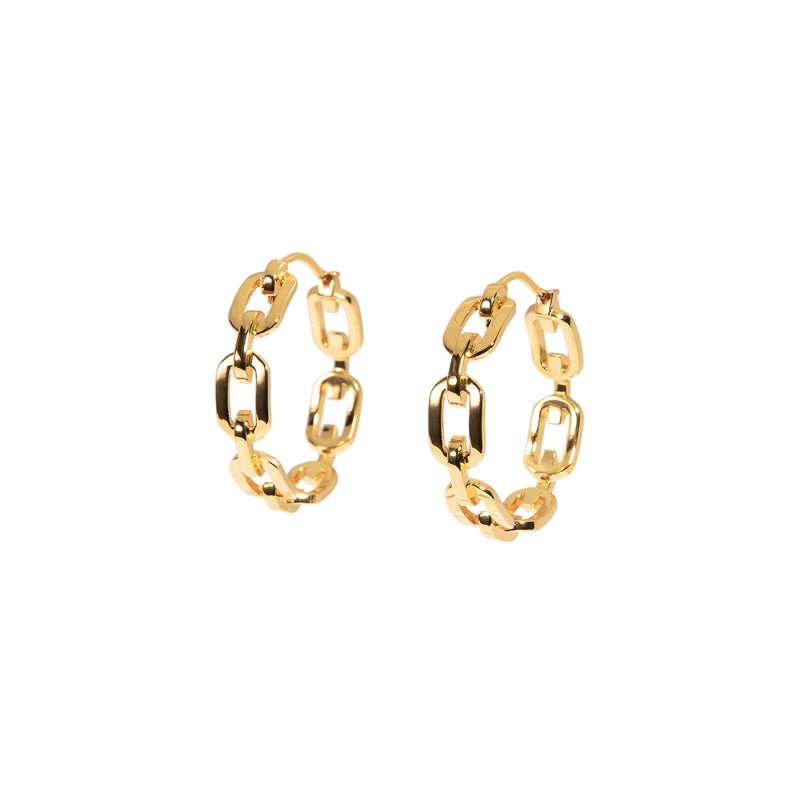 ZARUX - 20k Yellow Gold Vermeil Hoop Earrings