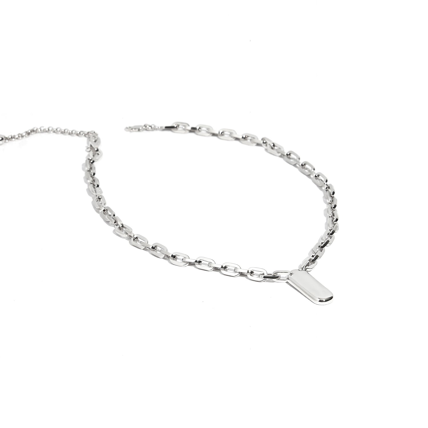 ZARUX - 18k White Gold Vermeil Necklace