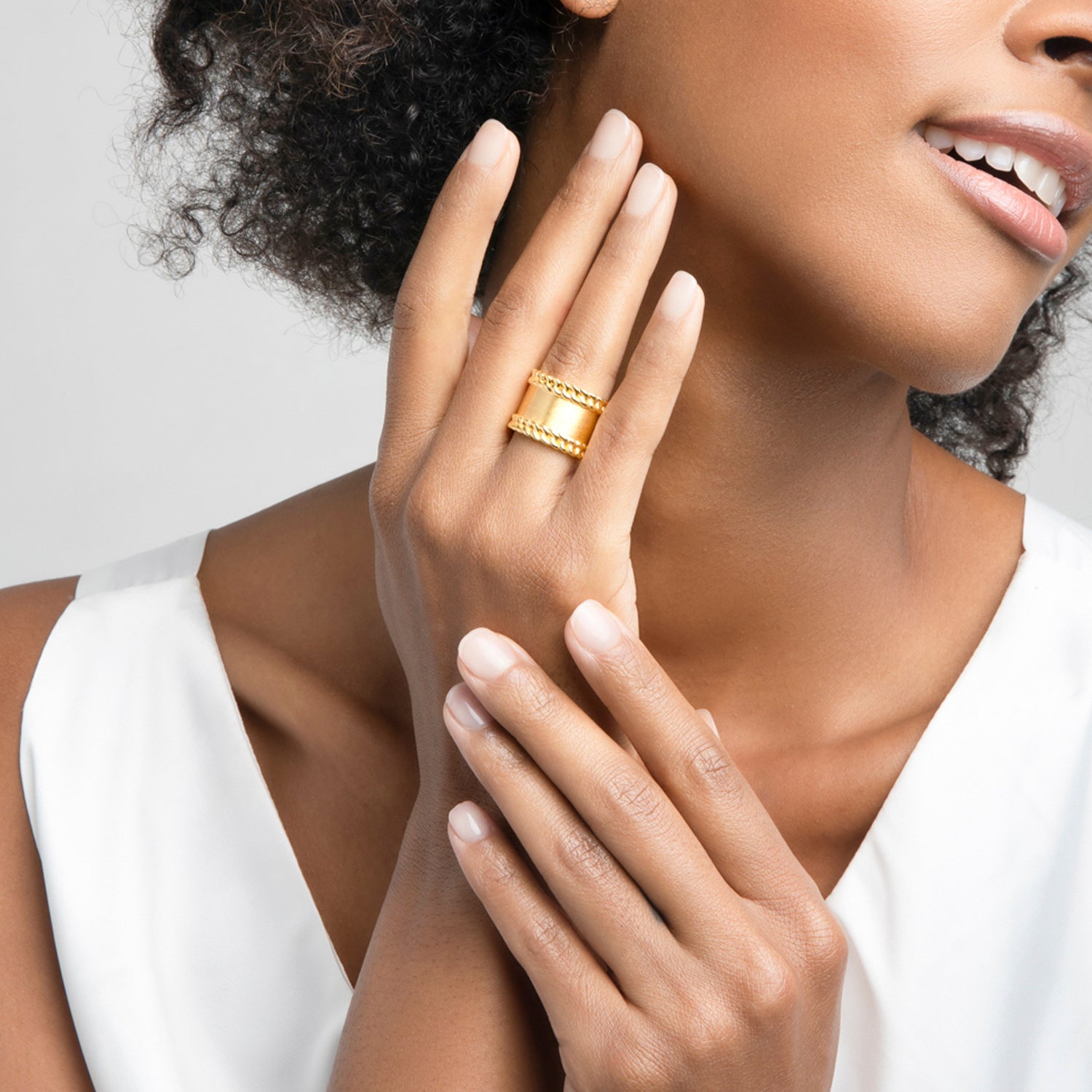 ZARUX - 20k Yellow Gold Vermeil Ring