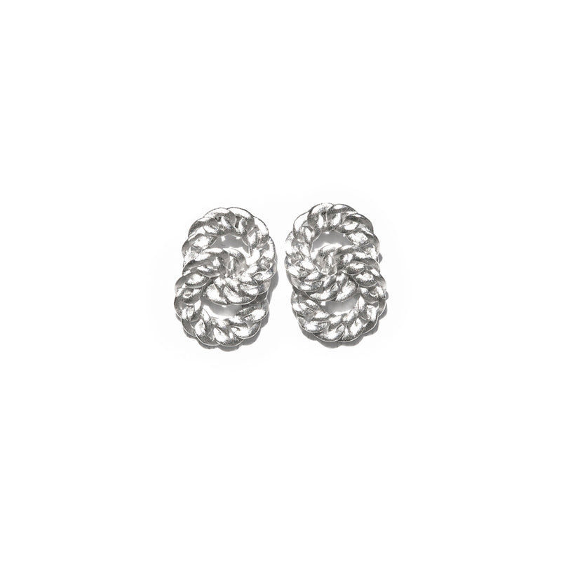 ZARUX - 18k White Gold Vermeil Earrings