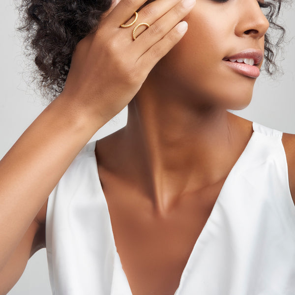 ZARUX - 20k Yellow Gold Vermeil Ring